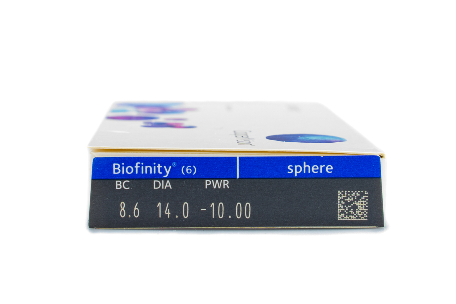 Contactlenzen parameters op de doos