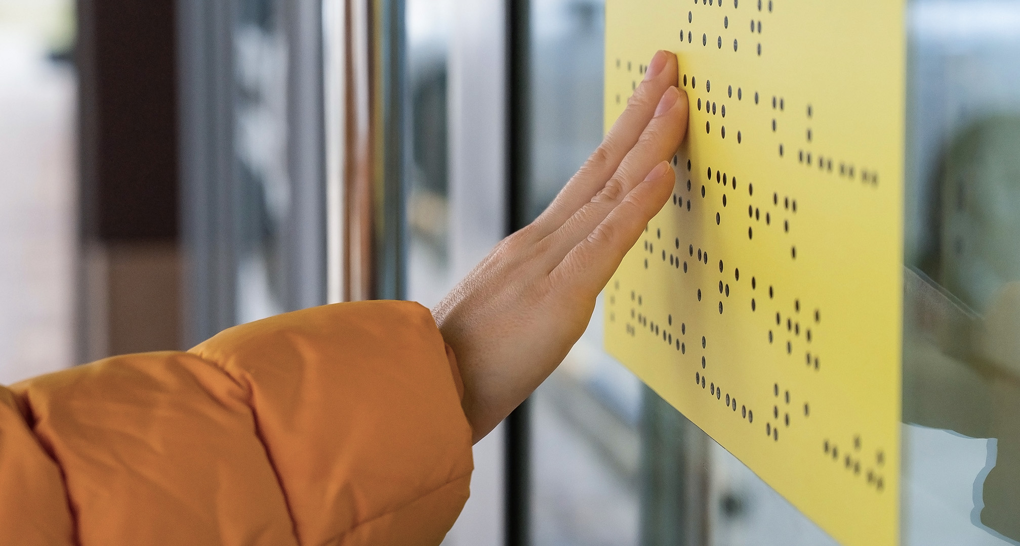 lecture de signes en braille