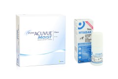 1-DAY Acuvue Moist (90 lentilles) + Hyabak 0.15% gtt. 10 ml