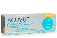 Acuvue Oasys 1-Day with HydraLuxe for Astigmatism (30 lentilles)