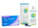 Air Optix Aqua Multifocal (6 lentilles) + Solunate Multi-Purpose 400 ml avec étui 16209