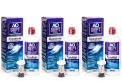 AOSEPT PLUS con Hydraglyde 3 x 360 ml avec étuis