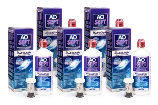 AOSEPT PLUS avec Hydraglyde 5 x 360 ml avec étuis