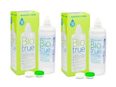 Biotrue Multi-Purpose 2 x 300 ml avec étuis