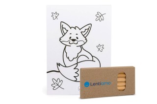 Kleurboeken + krijtjes Lentiamo