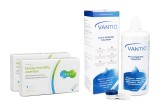 Lenjoy Monthly Comfort (6 lenzen) + Vantio Multi-Purpose 360 ml met lenzendoosje 27812
