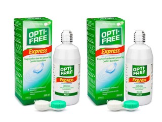 OPTI-FREE Express 2 x 355 ml met lenzendoosjes
