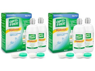 OPTI-FREE RepleniSH 4 x 300 ml met lenzendoosjes