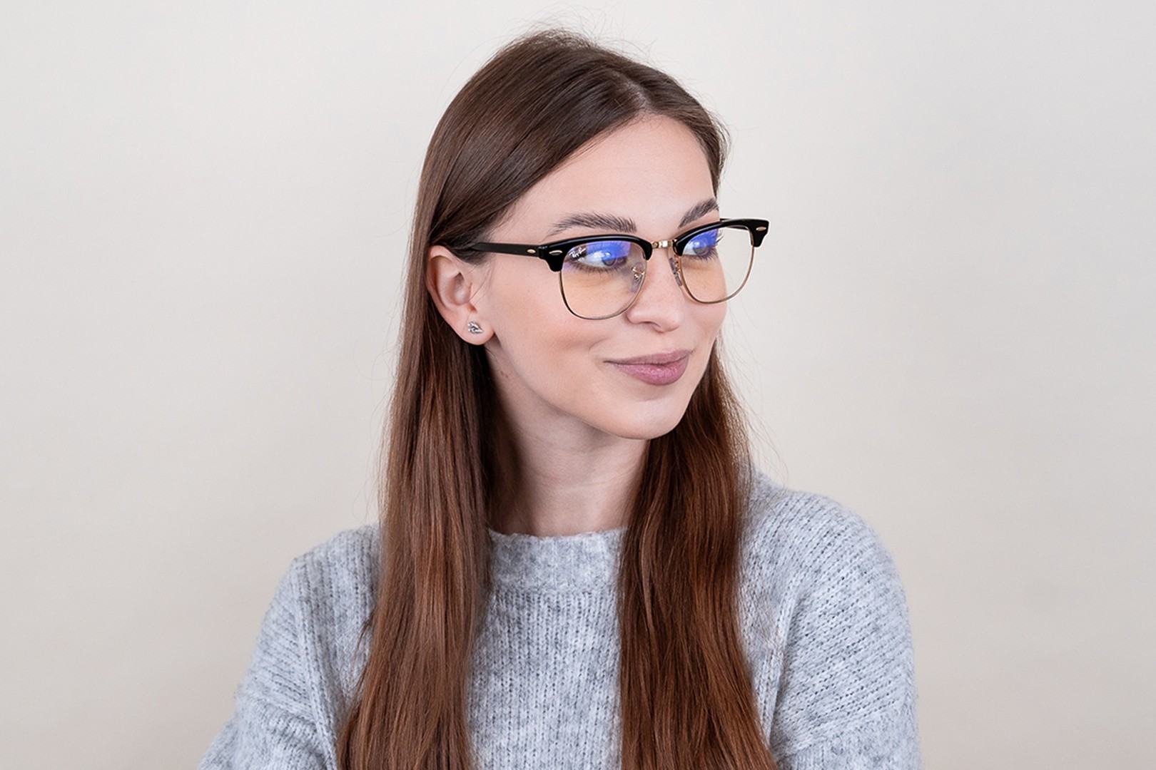 Ray Ban Clubmaster RB3016 901 BF Lunettes anti lumiere bleue Lentiamo