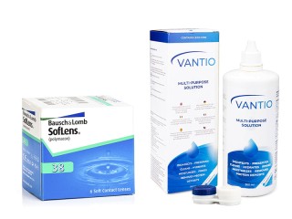 SofLens 38 (6 lenzen) + Vantio Multi-Purpose 360 ml met lenzendoosje