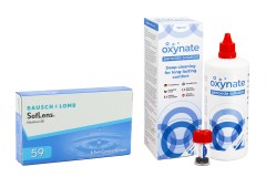 SofLens 59 (6 lentilles) + Oxynate Peroxide 380 ml avec étui