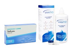 SofLens 59 (6 lentilles) + Vantio Multi-Purpose 360 ml avec étui