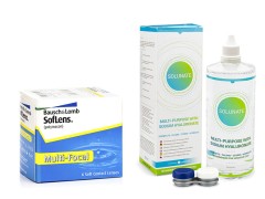 SofLens Multi-Focal (6 lentilles) + Solunate Multi-Purpose 400 ml avec étui